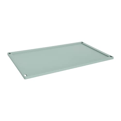 Deckel  plastikmaterial grün / Für Korb Colour Crate X-Large 42,5 x 68,5 cm - Hay - Grün Salbei - Recyceltes Polypropylen