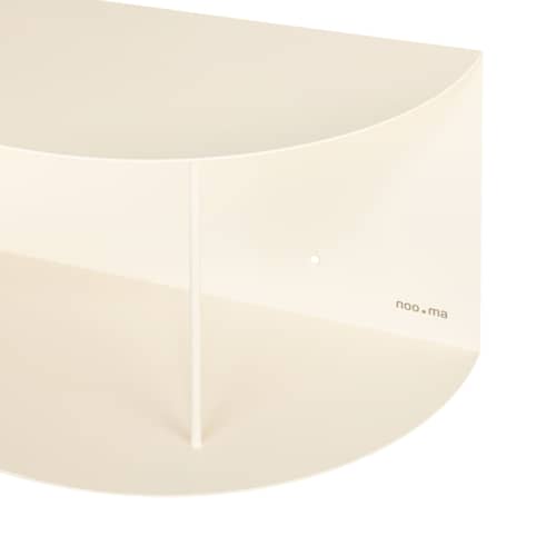 Mensola a muro Lina longue metallo beige / L 80 cm - NOO.MA - Beige del deserto - Acciaio