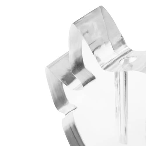 Soliflora Draw Large corian transparent / Harz - H 28 cm - Normann Copenhagen - H 28 cm - Geformtes Harz