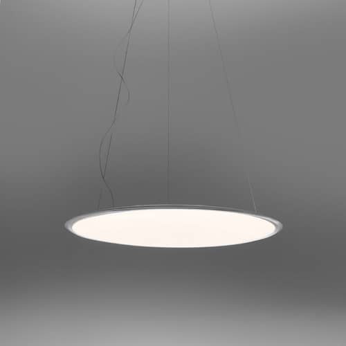 Suspension Discovery LED plastique transparent / Ø 70 cm - Bluetooth - Artemide - Aluminium / Transparent - Aluminium, PMMA