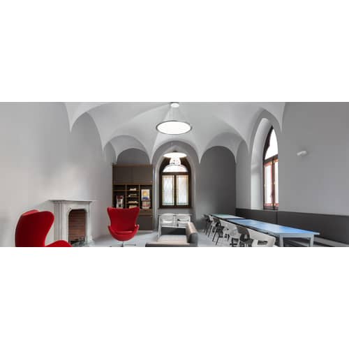 Suspension Discovery LED plastique transparent / Ø 70 cm - Bluetooth - Artemide - Aluminium / Transparent - Aluminium, PMMA