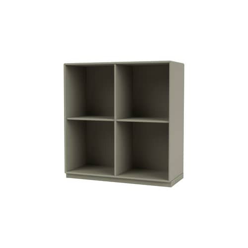 Ablage Show holz grau / B 69,6 x T 30 x H 72,6 cm - MONTANA - Fennel 144 - lackierte Holzfaserplatte