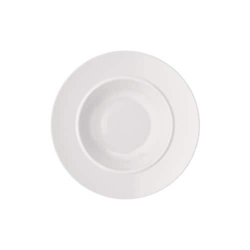 Set 4 assiettes creuses La Bella Tavola -  céramique blanc / Ettore Sottsass - Alessi - Blanc uni - Porcelaine fine