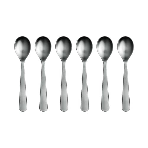 Set de 6 cuillères à café Normann - Normann Copenhagen - Acier mat - Acier