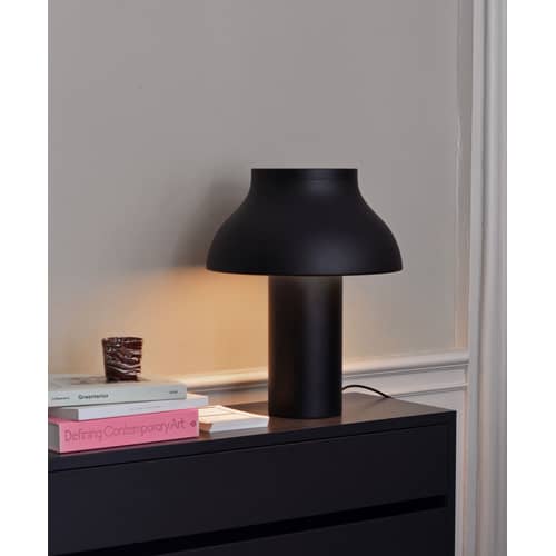 Lampe de table PC Large / H 50 cm - Hay - Noir - Aluminium anodisé