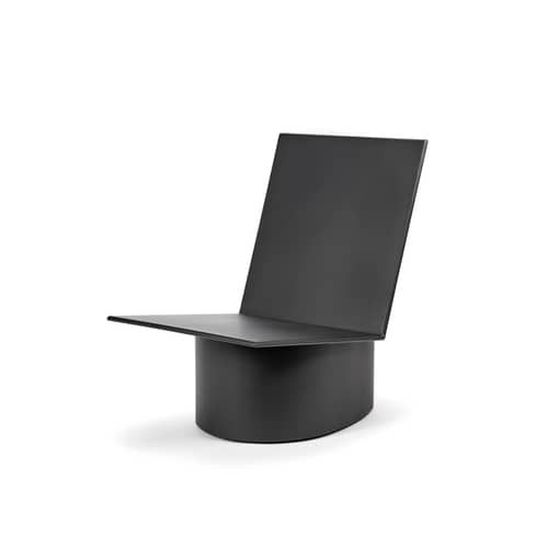 Lounge Sessel Valerie metall schwarz / Stahl - Serax - Schwarz - Stahl