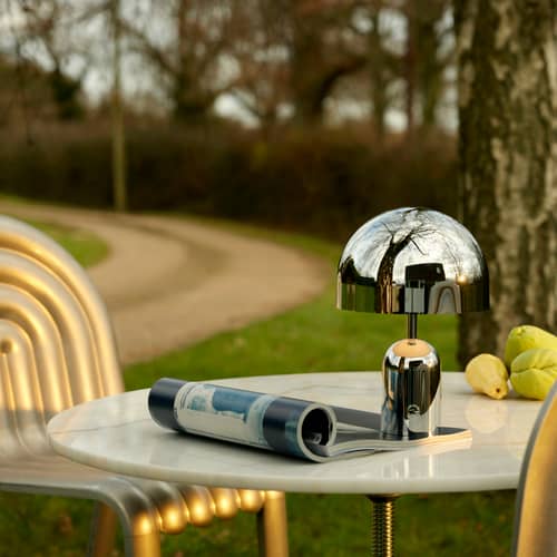 Schnurlosleuchte Bell LED plastikmaterial silber - Tom Dixon - Silber - ABS