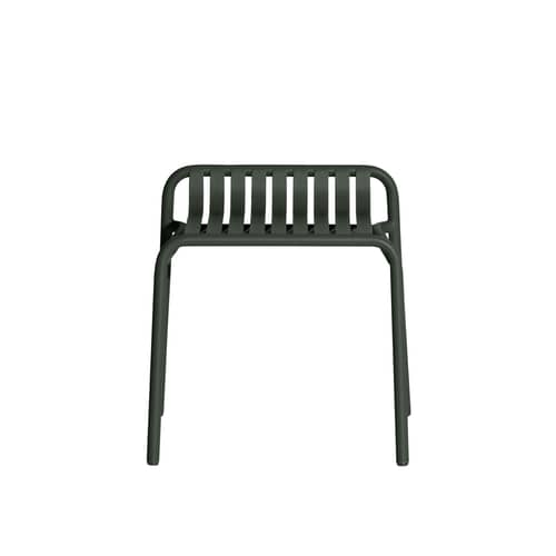 Tabouret Week-End métal vert / Aluminium - Petite Friture - Vert Bouteille - Aluminium thermolaqué époxy