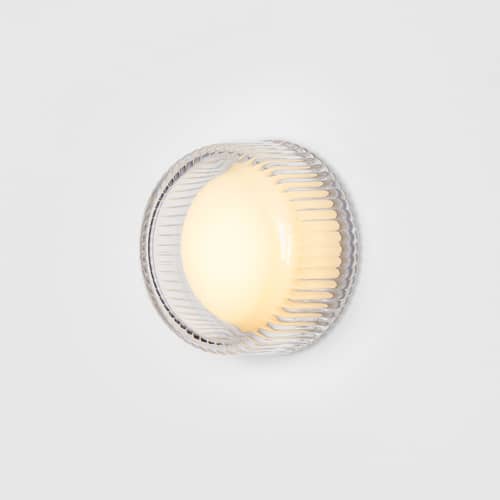 Applique d\'extérieur Firth / Applique salle de bains - TALA - Transparent - Verre soufflé bouche