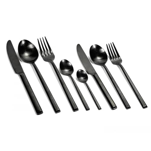 Cuillère à café Pure métal noir - Serax - Cuillère café / Noir - Acier revêtement PVD