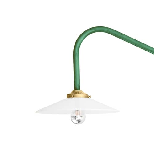 Applique con presa Hanging Lamp n°1 metallo verde / H 140 x L 175 cm - valerie objects - Verde - Acciaio, Vetro