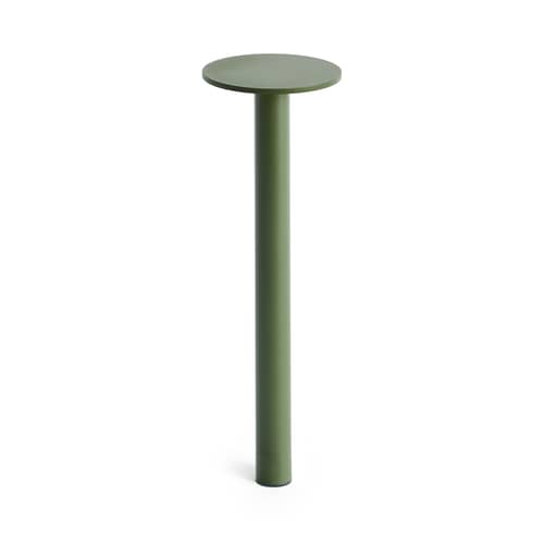 Lampe extérieur sans fil rechargeable Host Large / LED - H 30 cm / Fixation magnétique - Hay - Vert olive - Acier thermolaqué, Aimant, Aluminium thermolaqué