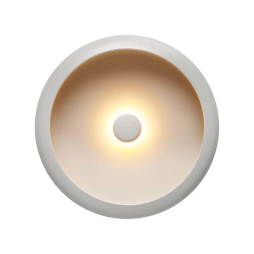 Applique d\'extérieur Oloha Large / Lampe sans fil - Ø 37,5 cm - Fatboy - Gris clair - ABS, Aluminium thermolaqué, Silicone