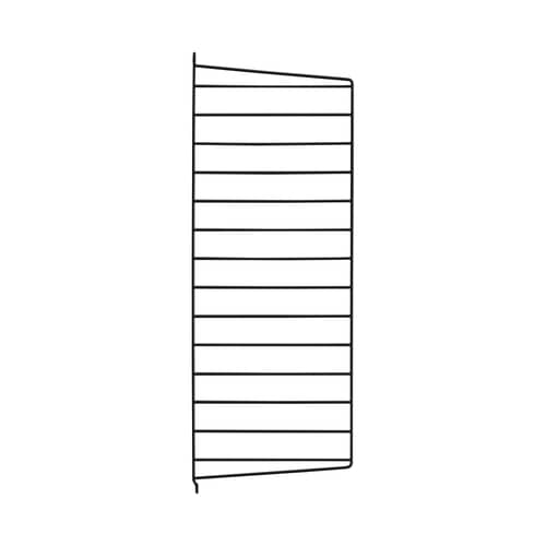 Montant mural / à l\'unité - H 75 x P 30 cm - String Furniture - Noir - Acier laqué