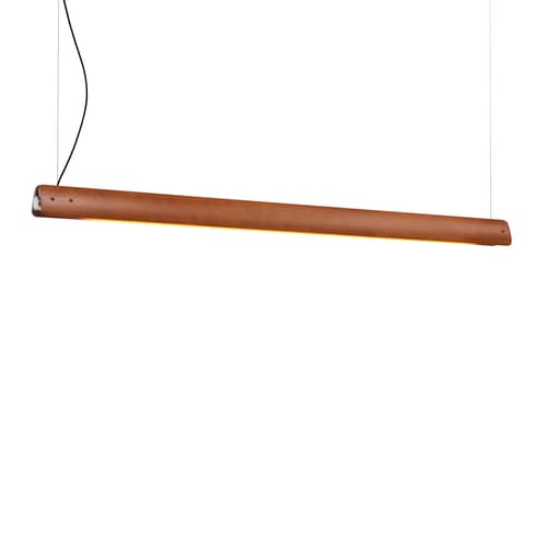 Suspension Seki-Han bois naturel / Réédition 1963 - L 169 cm - Flos - Frêne naturel - Frêne