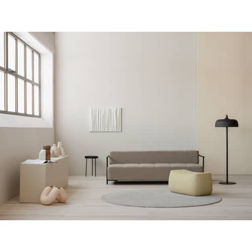 Lampadaire Acorn métal noir / Ø 48 x H 148 cm / Seconde vie - Northern  - Noir - Acier, Aluminium, Bois massif