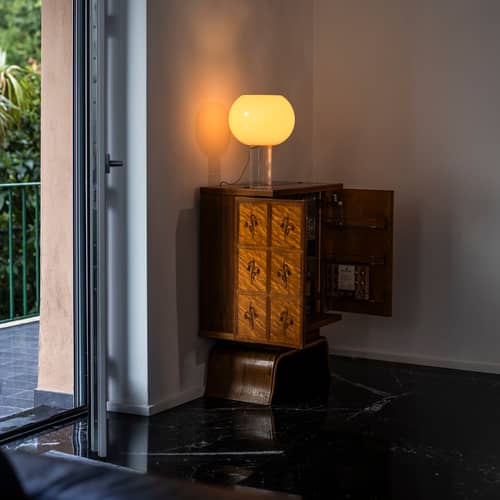 Lampe de table Buds 3 verre beige / Ø 30 x H 41 cm - Foscarini - Beige rosé - PMMA, Verre soufflé