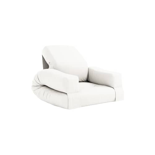Fauteuil convertible enfant Mini Hippo / Lit d\'appoint - KARUP DESIGN - Naturel 701 - Coton, Fibres mélangées, Mousse