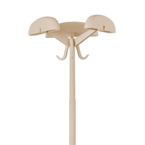Portemanteau sur pied Alta Tensione - Kartell - Tourterelle - ABS recyclé, Acier, Aluminium