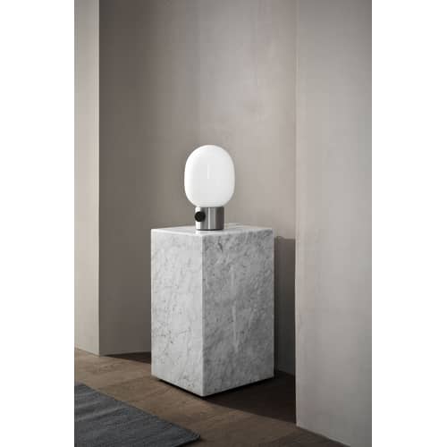 JWDA Table lamp metal glass black gold Metal - Audo Copenhagen - Mirror polished brass / Black - Brass, Glass