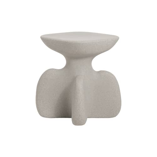Tavolino d\'appoggio Archeo materiale plastico grigio / H 38,7 cm - Jaime Hayón - Magis - Grigio pietra - Polietilene