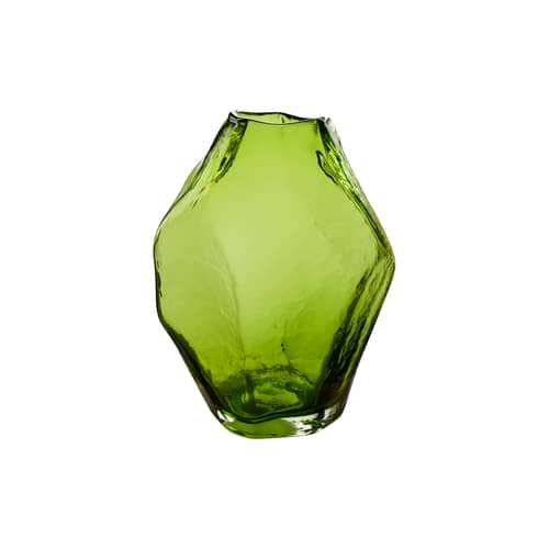 Vase Gemstone by Nienke Sikkem - HK LIVING - Péridot - Verre