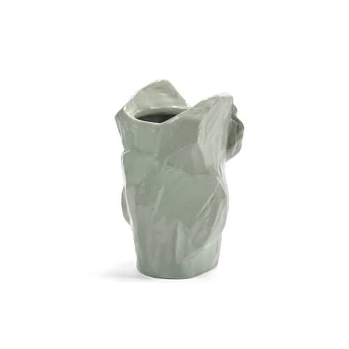 Vaso After Midnight Owl  ceramica blu / XS - H 12 cm - Serax - Azzurro - Gres smaltato