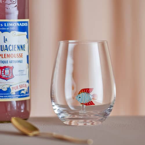 Set de 4 verres Misa - Bloomingville - Figurines été - Verre soufflé bouche