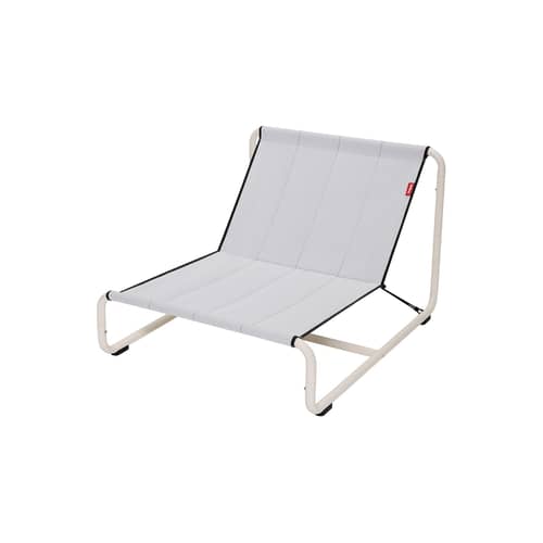  Accessory textile white / Base Beanbase for Floor cushions The Original & Original Slim - Fatboy - Whisk Cream - Lacquered steel, Recycled polyester