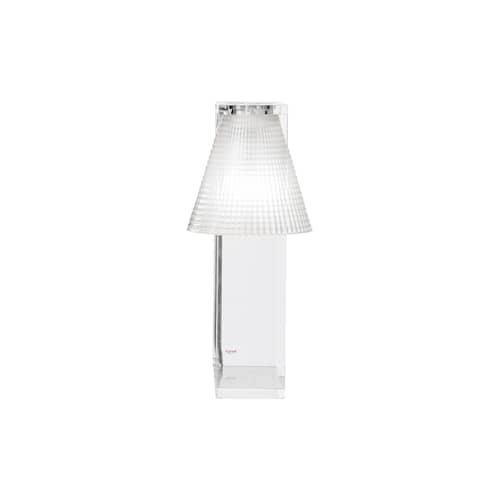 Lampe de table Light-Air plastique transparent - Kartell - Plastique cristal / Cadre cristal - Technopolymère thermoplastique