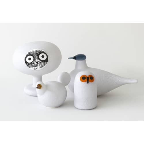 Schnurlosleuchte Linnut Sulo LED Small plastikmaterial weiß / Small - Kunststoff Glasoptik - Magis - H 21 cm / Weiß & Orange - Rotationsgeformtes Polycarbonat