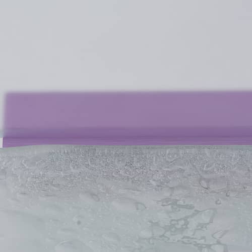 Opalia Square table glass transparent / 156 x 156 cm - Glas Italia - Transparent - Glass