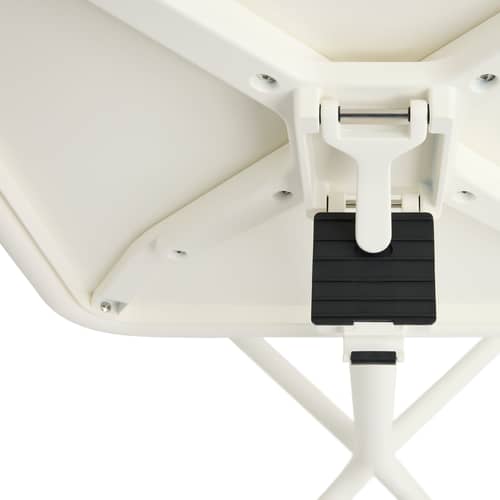 Table carrée Deville métal blanc / 55 x 55 cm - Hay - Blanc crème - 