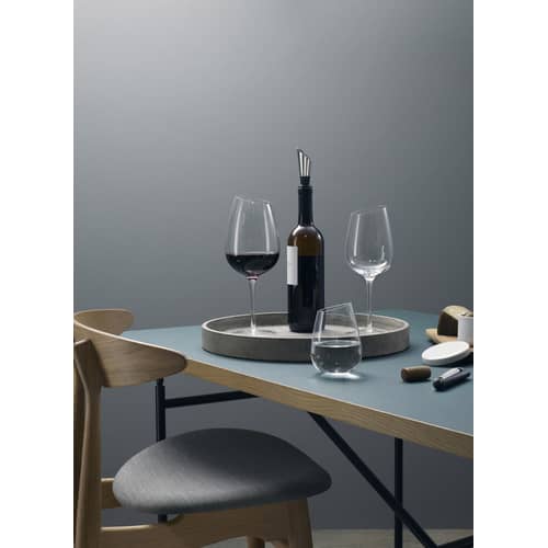 Verre à eau  verre transparent Small / 38 cl - Eva Trio - Transparent - Verre soufflé bouche