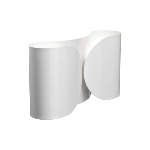Wandleuchte Foglio metall weiß / L 37 cm - Flos - Weiß - Stahl