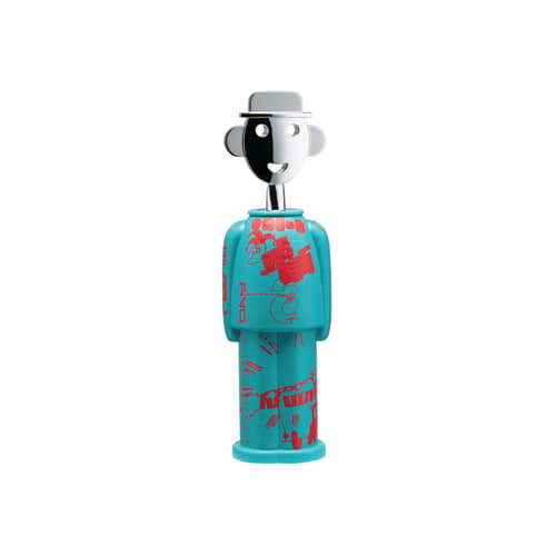 ALESSI オープナーalessandro mendini1994 アレッシィ Alessi Alessandro M. - Liquid Bottle opener - blue red | Made In