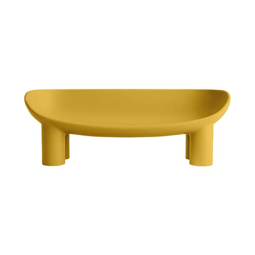 Canapé de jardin 2 places Roly Poly / L 175 cm - Polyéthylène - Driade - Jaune - Polyéthylène