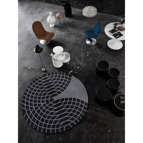 Chariot Barboy bois blanc / Panton 1963 - Verpan - Blanc - Bois