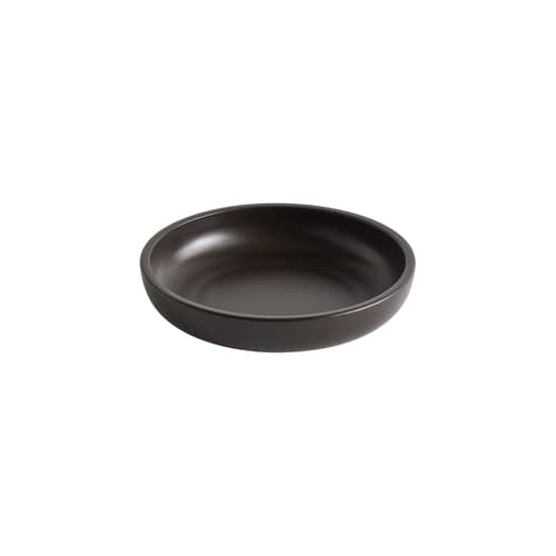 Piatto Sobremesa Medium ceramica marrone / Ø 23 x H 5 cm / Porcellana - Hay - Marrone scuro - Porcellana
