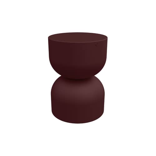 Tabouret Piapolo / Coffre rangement - Fermob - Cerise noire - Aluminium