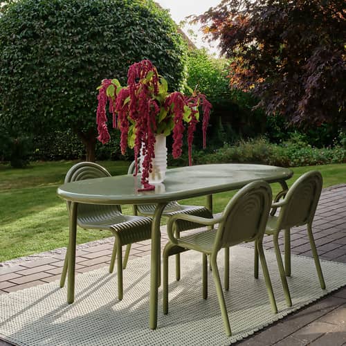 Teppich Cord textil grün / 200 x 300 cm - Recycelt - Tom Dixon - Grün -  PET recyclé
