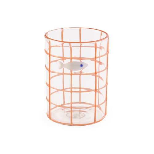 Set de 4 verres Amalfi multicolore - Jonathan Adler - Set de 4 verres Amalfi multicolore - Verre soufflé bouche