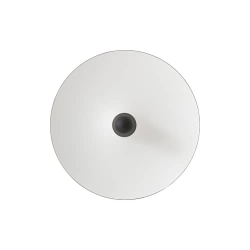 Kantarell LED Wall light metal white / Ceiling light - Ø 55 cm - NEW WORKS - White / Nickel - Aluminium, Steel