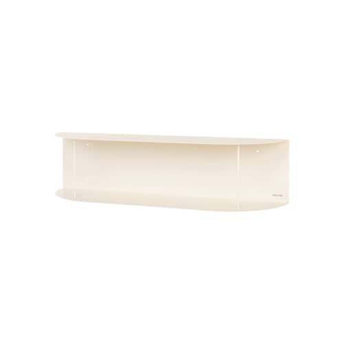 Wandregal Lina longue metall beige / L 80 cm - NOO.MA - Beige Wüste - Stahl