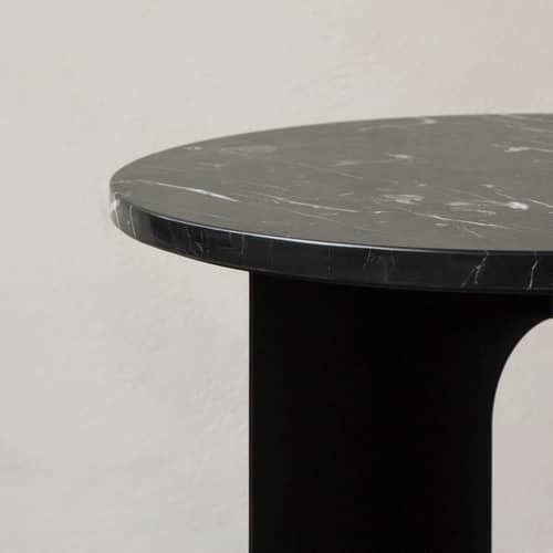 Accessorio  marmo nero / Piano/vassoio Androgyne Ø 63 cm - Audo Copenhagen - Piano/vassoio / Marmo Marquina - Marmo Marquina