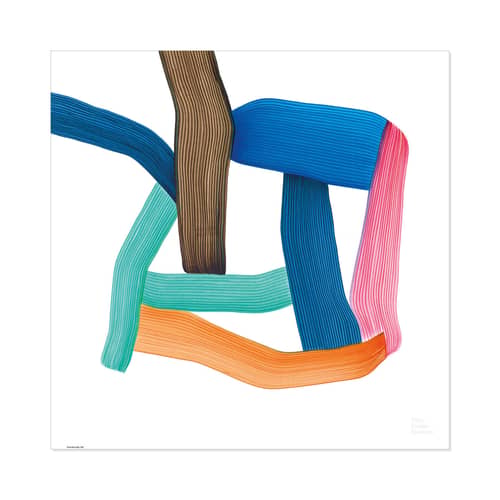 Affiche Ronan Bouroullec - Drawing 2018 papier multicolore / 67,5 x 67,5 cm - Vitra - Multicolore - Papier