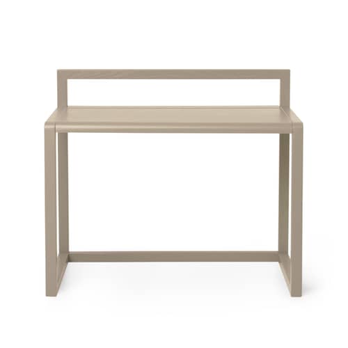Bureau enfant Little Architect bois beige / L 70 cm / Seconde vie - Ferm Living - Beige Cachemire - Contreplaqué de frêne, Frêne massif