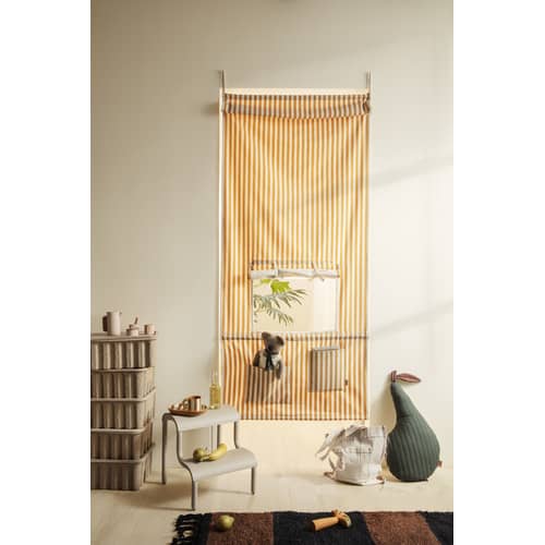 Up Step Moveable step metal beige / Metal - L 34 x D 35 x H 36 cm - Ferm Living - Cashmere beige - Iron