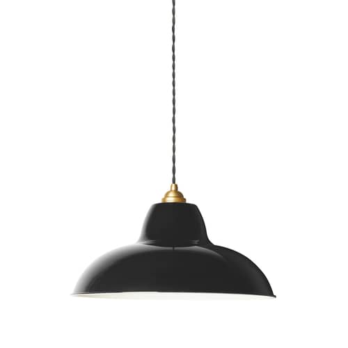 Pendelleuchte Original 1227 Midi Wide metall schwarz / Ø 40 x H 19 cm/ Neuauflage 1930\' - Anglepoise - Jetschwarz - Stahl