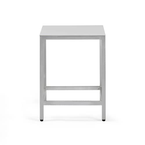 Tabouret Alu Stool métal / Small - H 45 cm - valerie objects - Aluminium brut - Aluminium